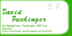 david puchinger business card